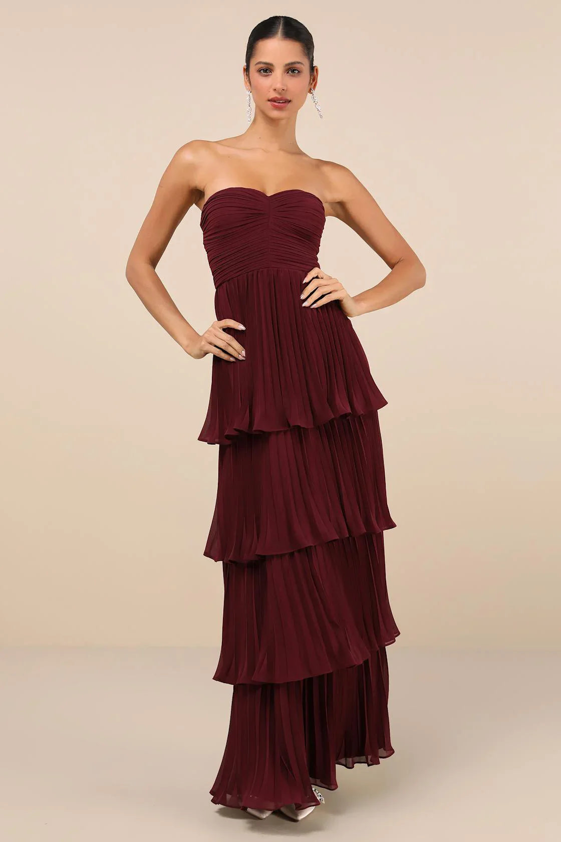 Linn | Strapless Maxi-Jurk