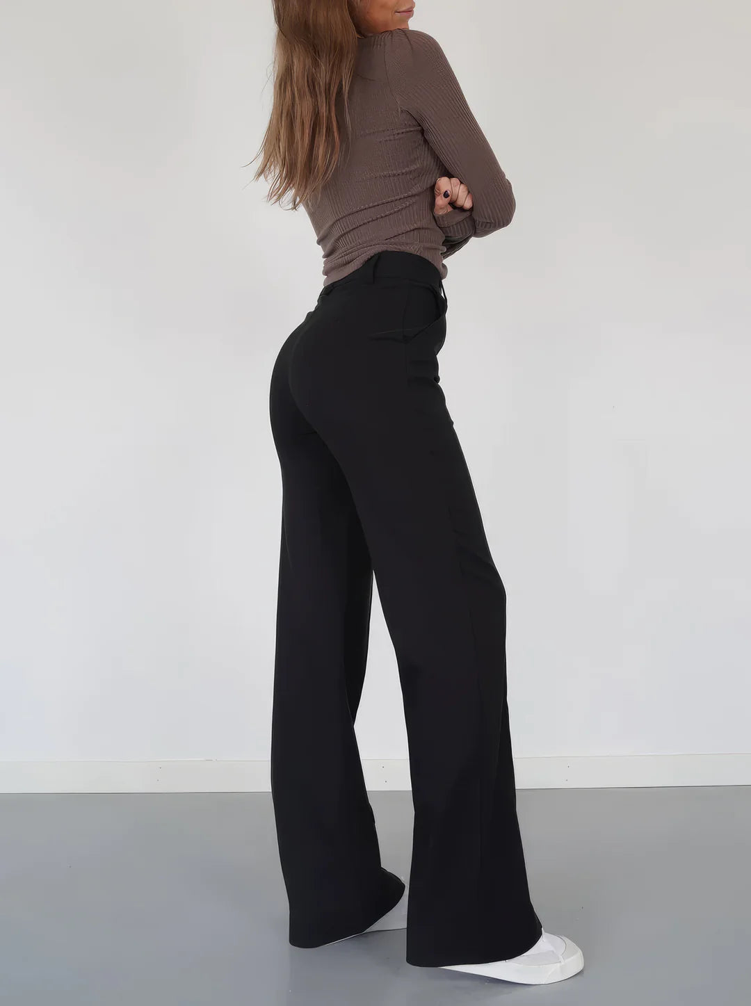 Eva | Fashionable Flared Trousers